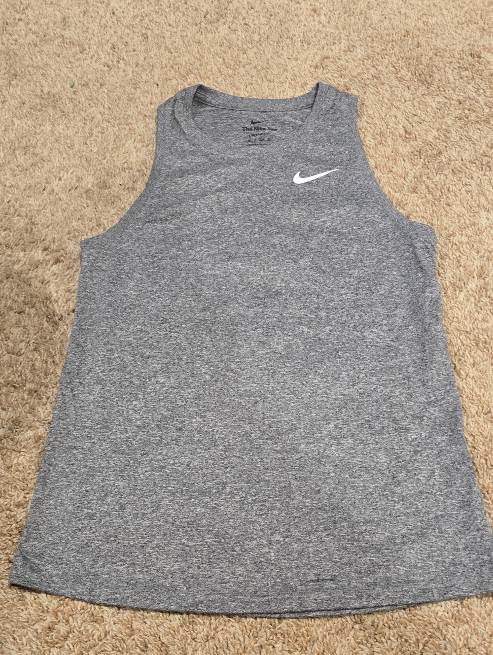 Nike Gray Women’s Athletic Tank Top XS Dri-Fit